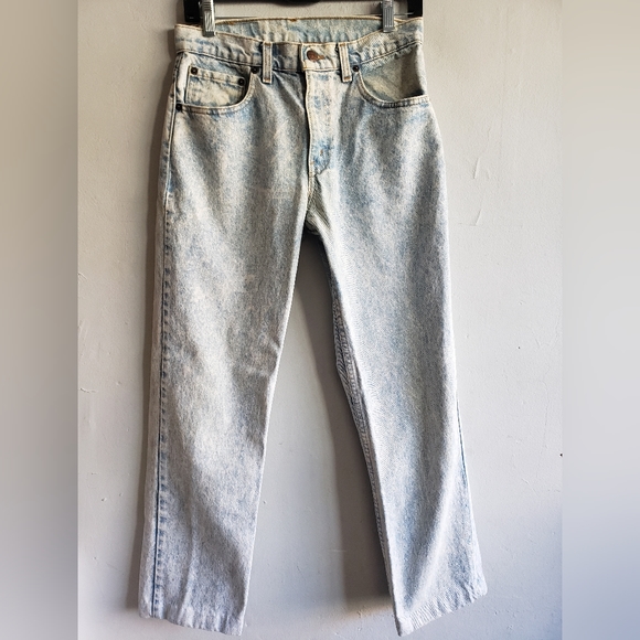 Levi's Other - Vintage men's 31" x 28" stone acid wash LEVI'S jeans light blue 80s 90s